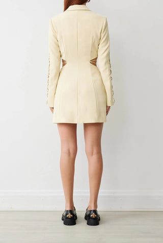 Bea Blazer Dress In Buttercup