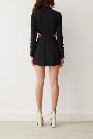 Bea Blazer Dress In Noir