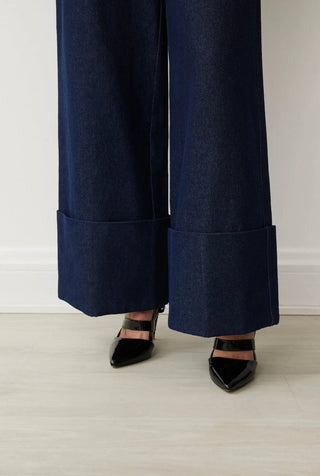 Connie Pant In Dark Denim