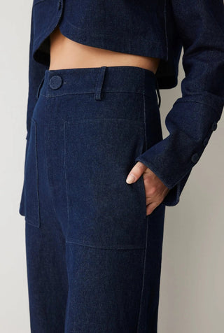 Connie Pant In Dark Denim