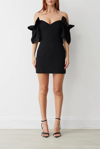 Lilian Mini Dress In Noir