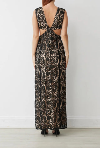 Meggie Maxi Dress In Noir