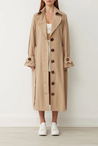 Quay Trench In Beige