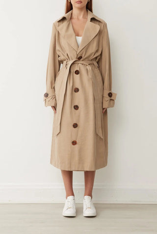 Quay Trench In Beige