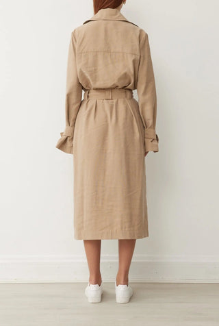 Quay Trench In Beige